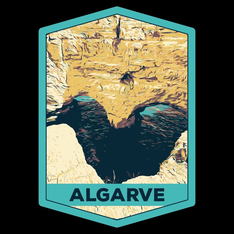 Illustration von Les Arcs Marinha Beach - Algarve