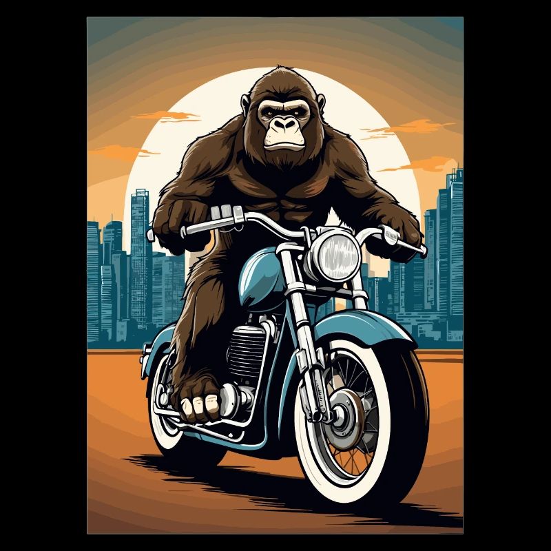 Gorilla Biker