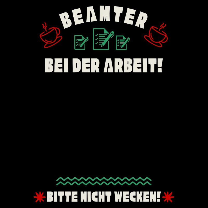 Schlafender Beamter