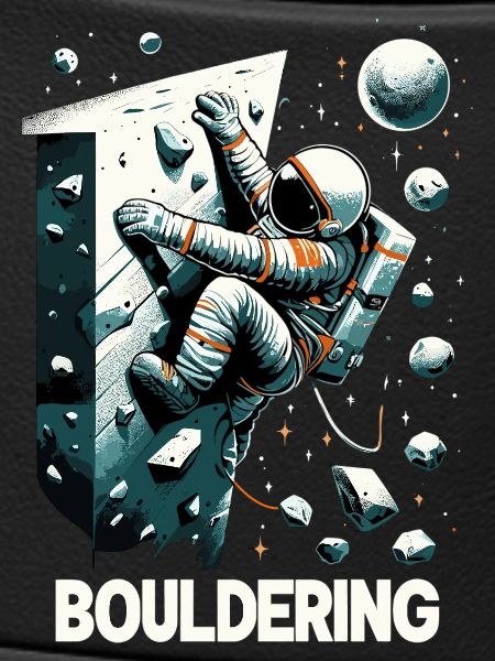Bouldern Astronaut Raumfahrer Geschenk