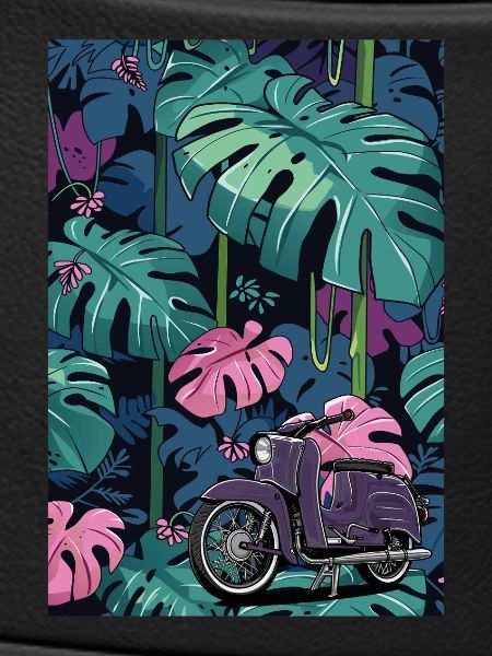 Swallow (purple) // Illustration