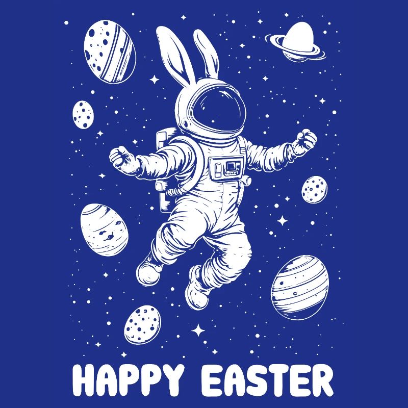 Happy Easter - Easter Bunny - Easter Egg - Space