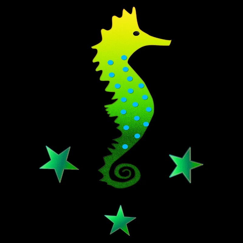 Hippocampe vert Hippocampe Apprendre à nager