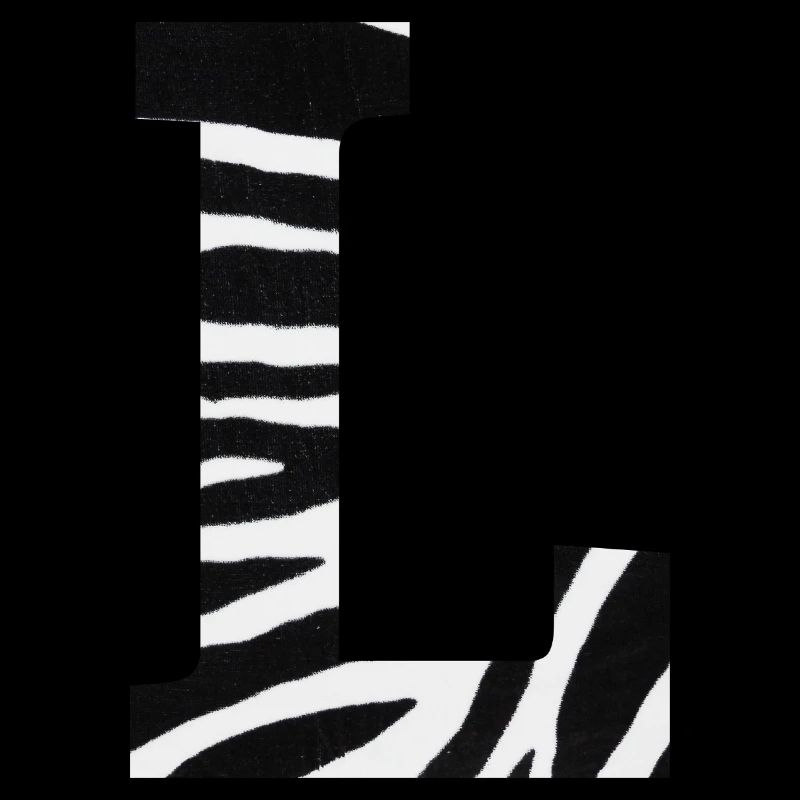 Buchstabe l Zebra