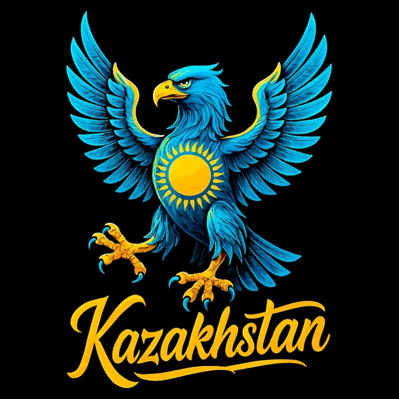 Kazakhstan Eagle Flag Flag Cool Gift