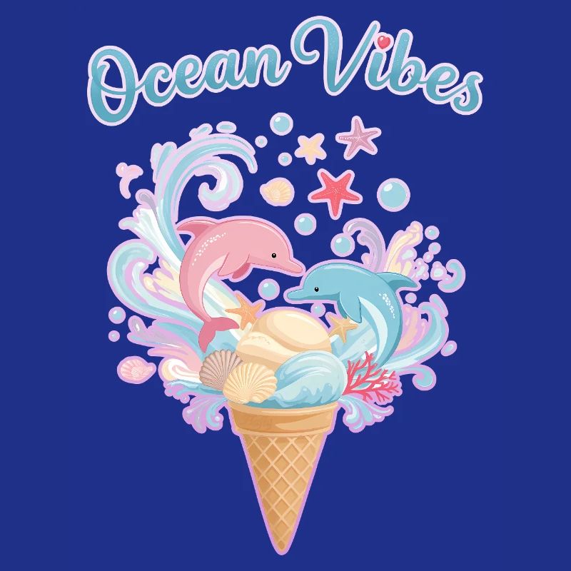Cream & Dolphins Design 🍦🐬🐬
