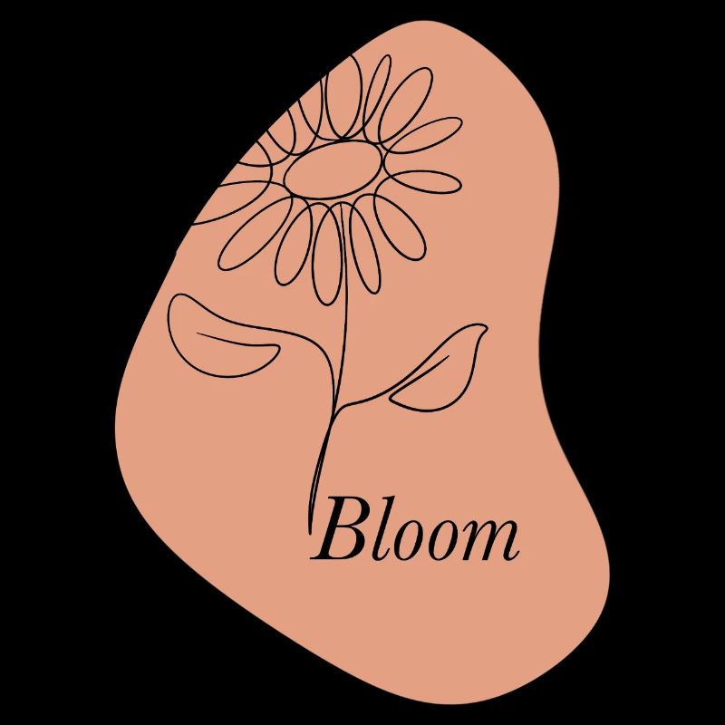 Floraison – Fleur d’art au trait