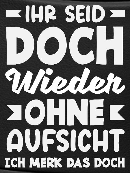 Again without supervision – sarcasm