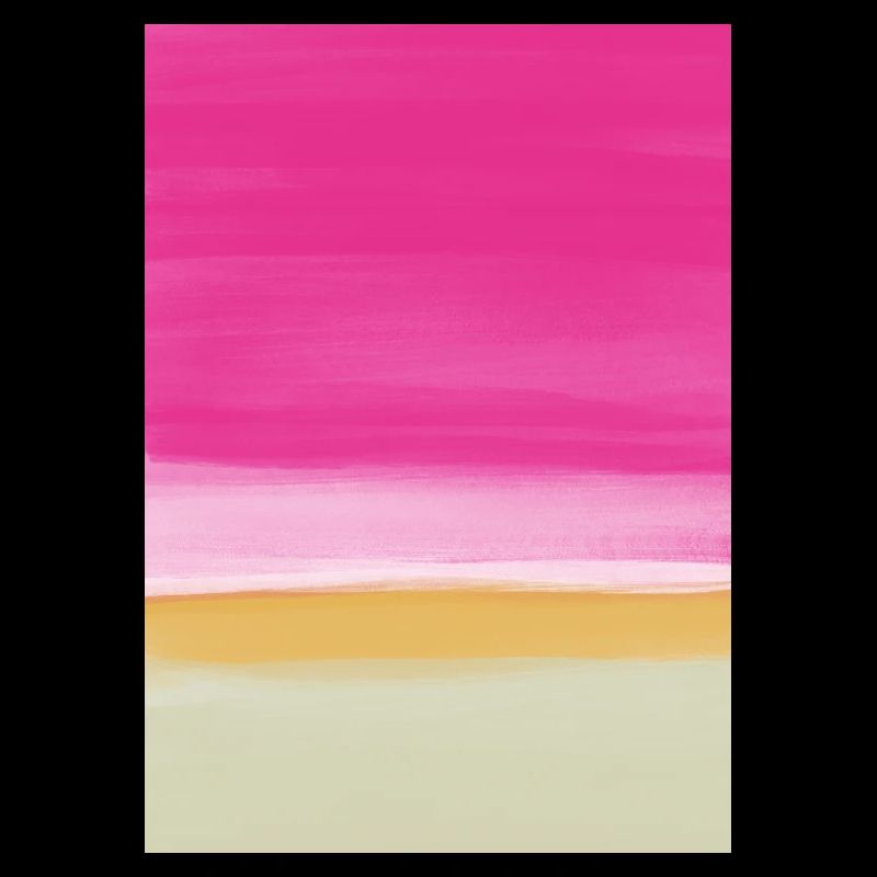 Line study pink yellow