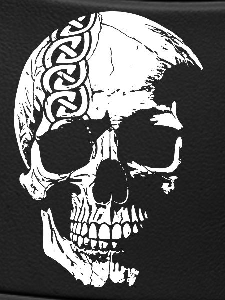 Skull with Celtic knot