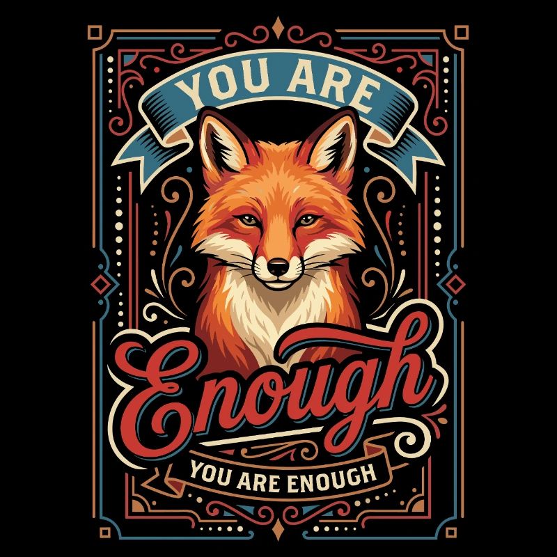 Vous êtes assez : Art vintage de Fox