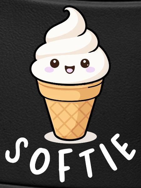 Softie Softeis Liebe Minimal Statement