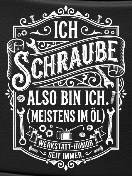 I screw slogan motif
