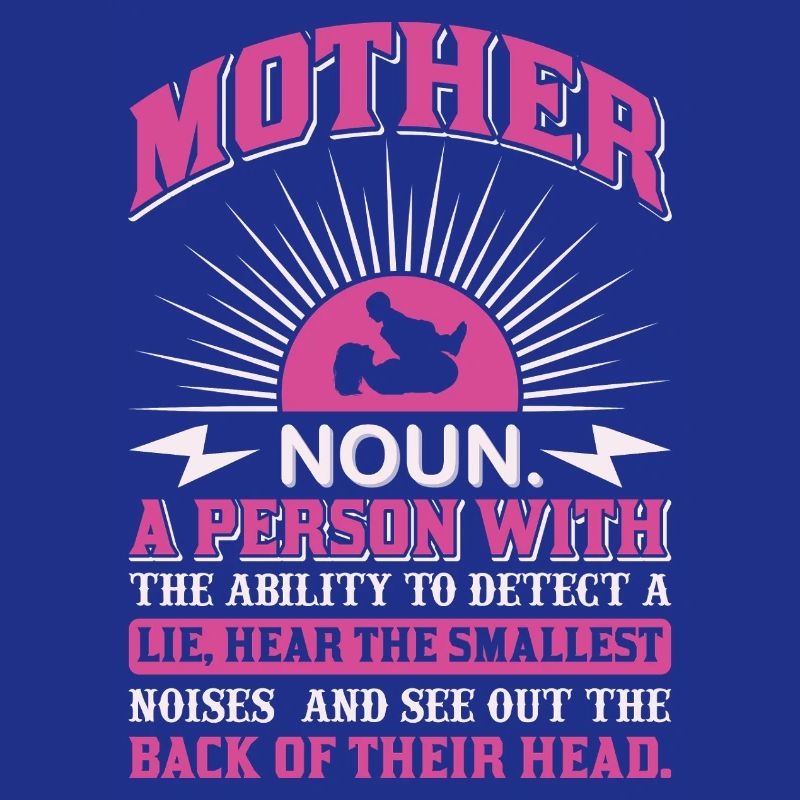 Mutter-Substantiv-Definition Lustiges Mutter-Power-Shirt
