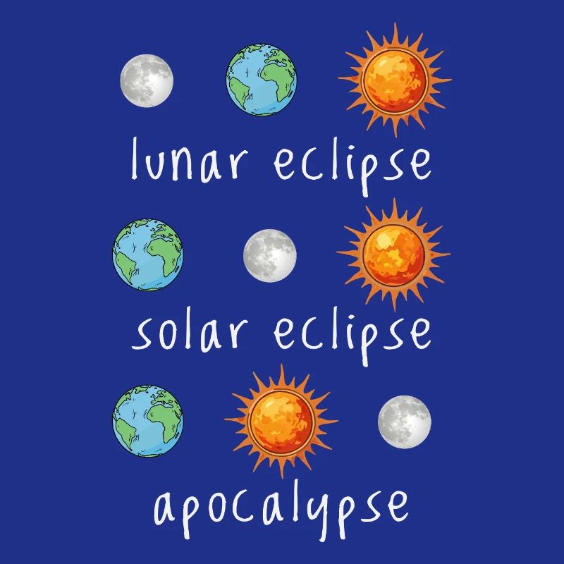 Lunar Eclipse Solar Eclipse Apocalypse Humor