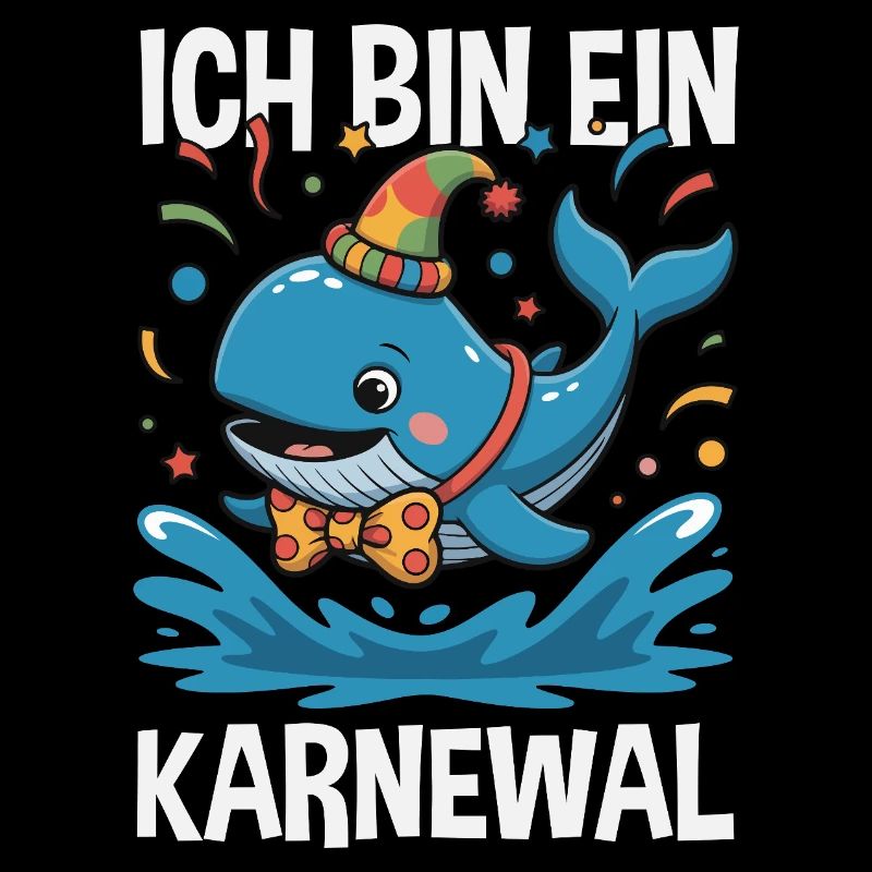 Ich Bin Ein Karnewal Wal Karneval Fasching Kostüm