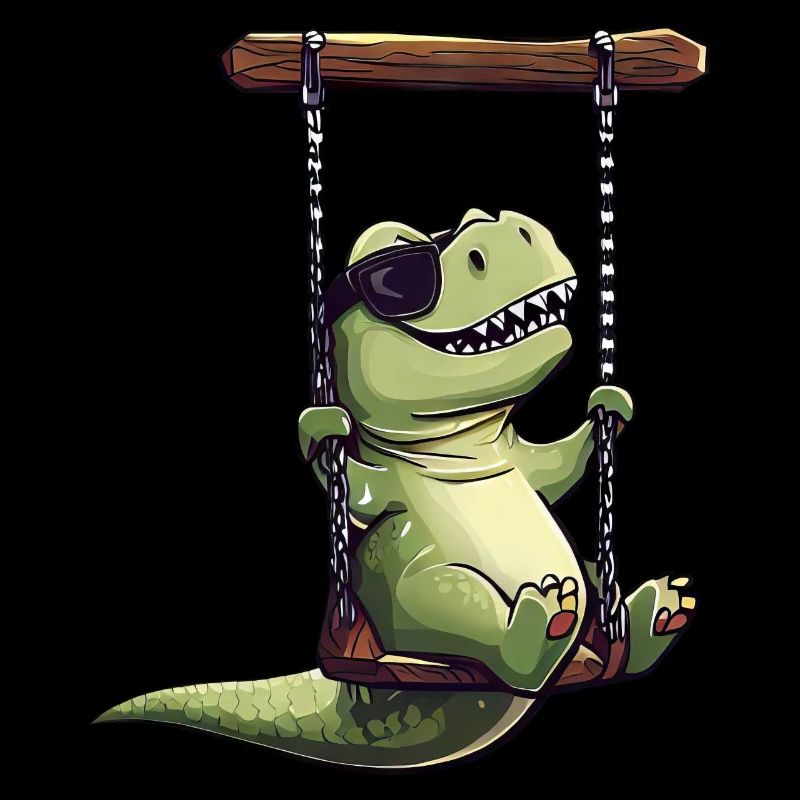Cool Dino on the Swing T-Rex Sunglasses
