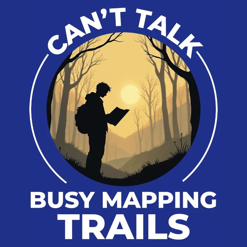 Outdoor Mapping Explorer Forest Map Sunrise