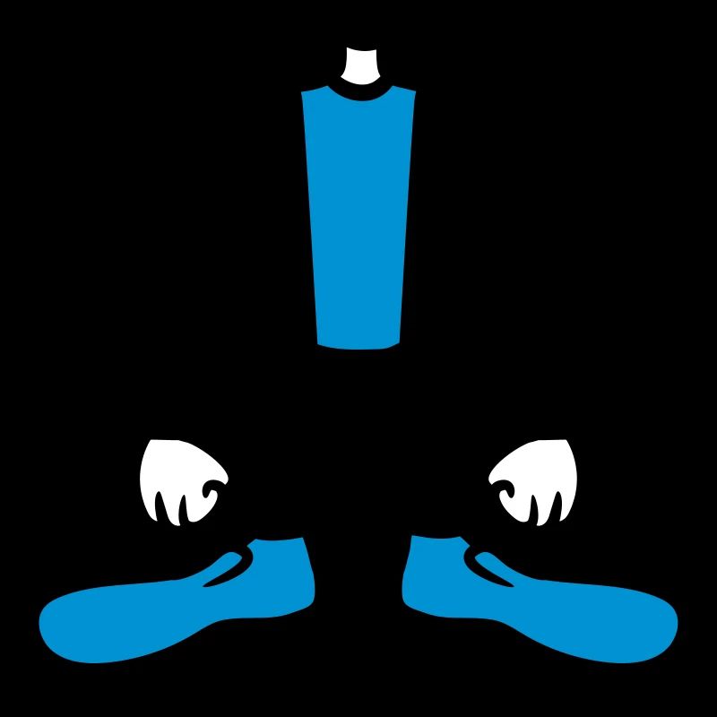 stehender koerper ohne kopf clipart comic cartoon