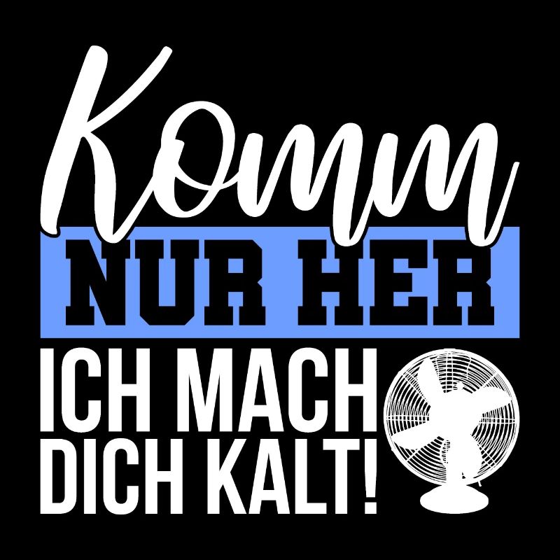 Lustiges Sommer Hitze Ventilator Geschenk