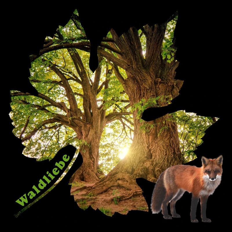 Forêt 48 avec renard