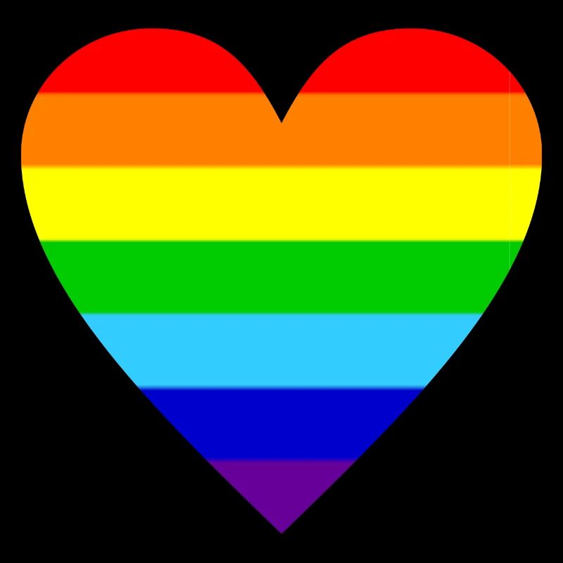 Herz Regenbogen Farben bunt