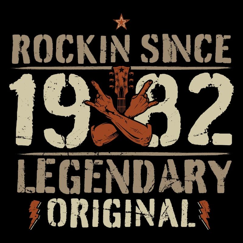 1982 40 Jahre Rock and Roll Geburtstag Geschenk