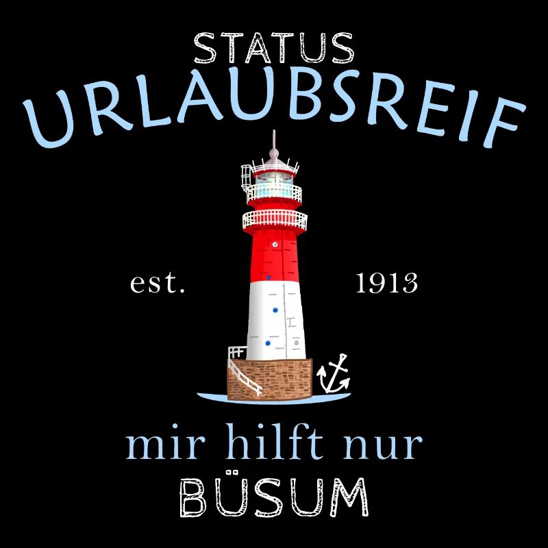 Büsum, ready for vacation, lighthouse, Germany