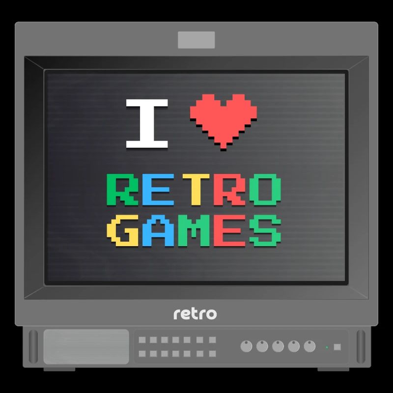 PVM Lover - Retrogames (Black)