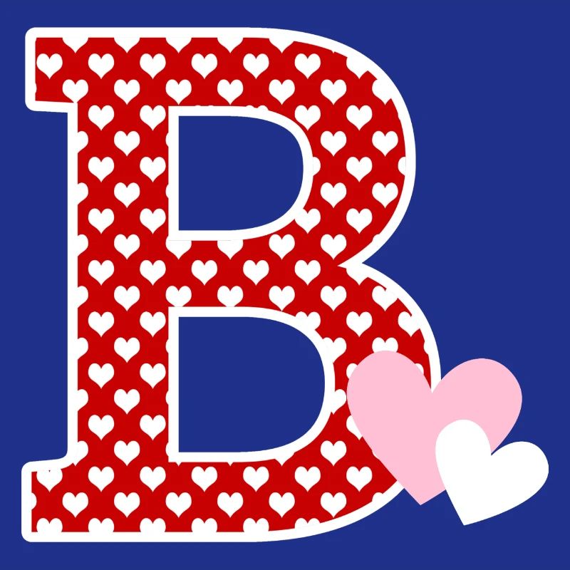 Letter B heart