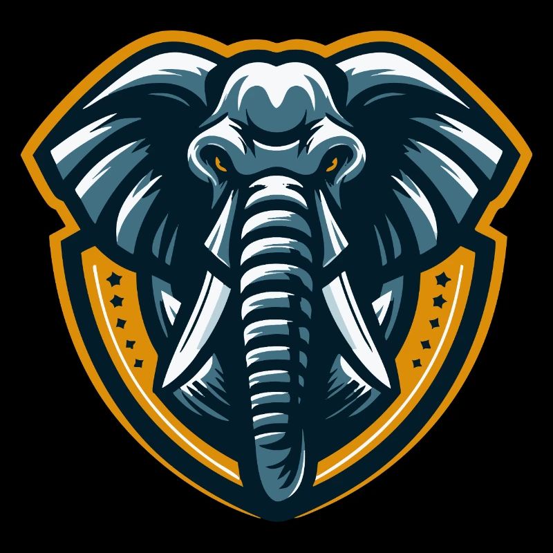Elephant symbolizing strength and wisdom