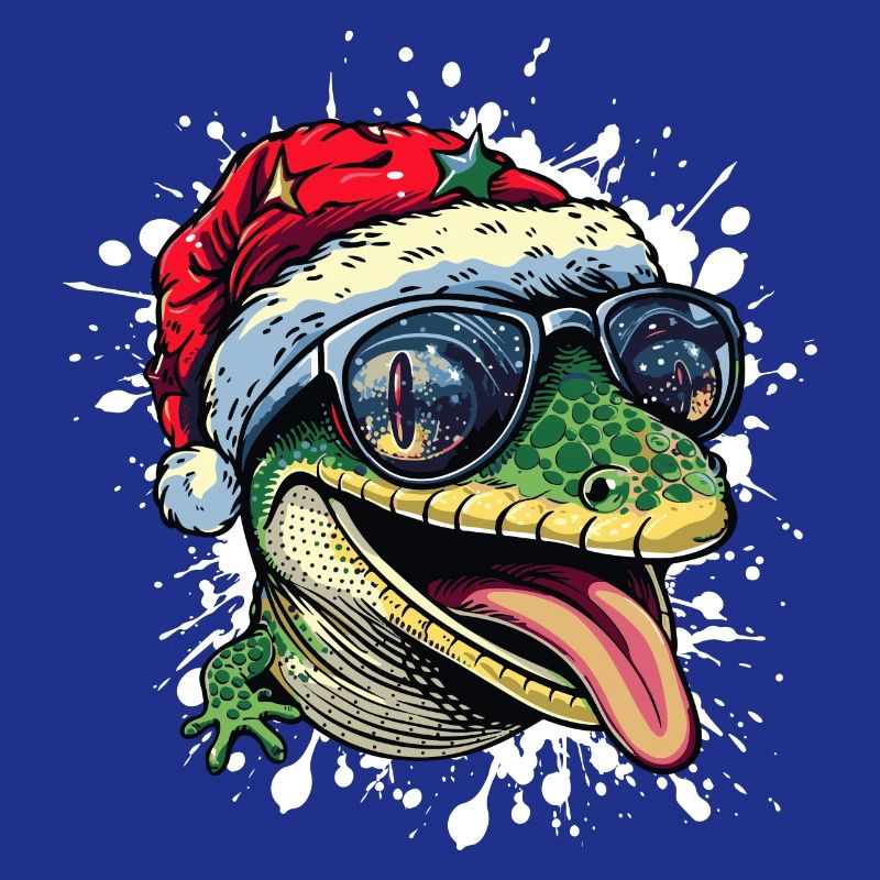 Lizard Christmas Funny