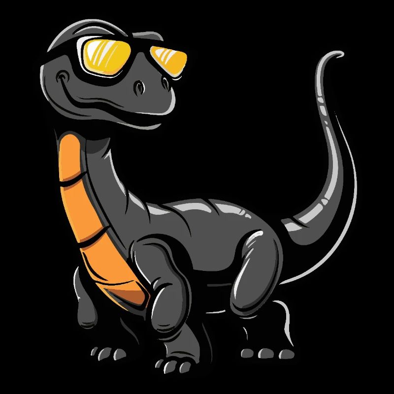 Dinosaurier brontosaurus Cool Comic