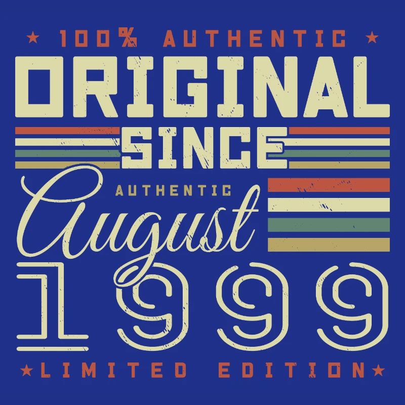 August 1999 Retro August 1999 August 1999 Jubiläum