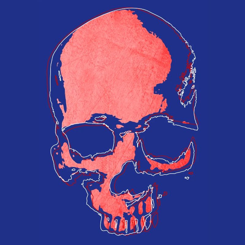 Roter Schädel