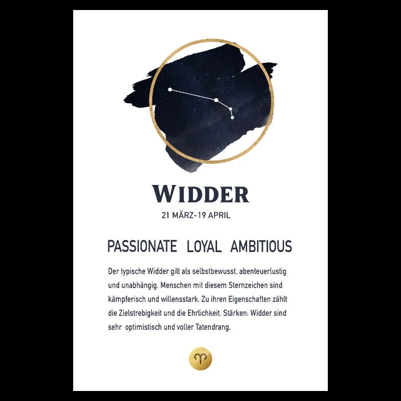 Sternzeichen Widder