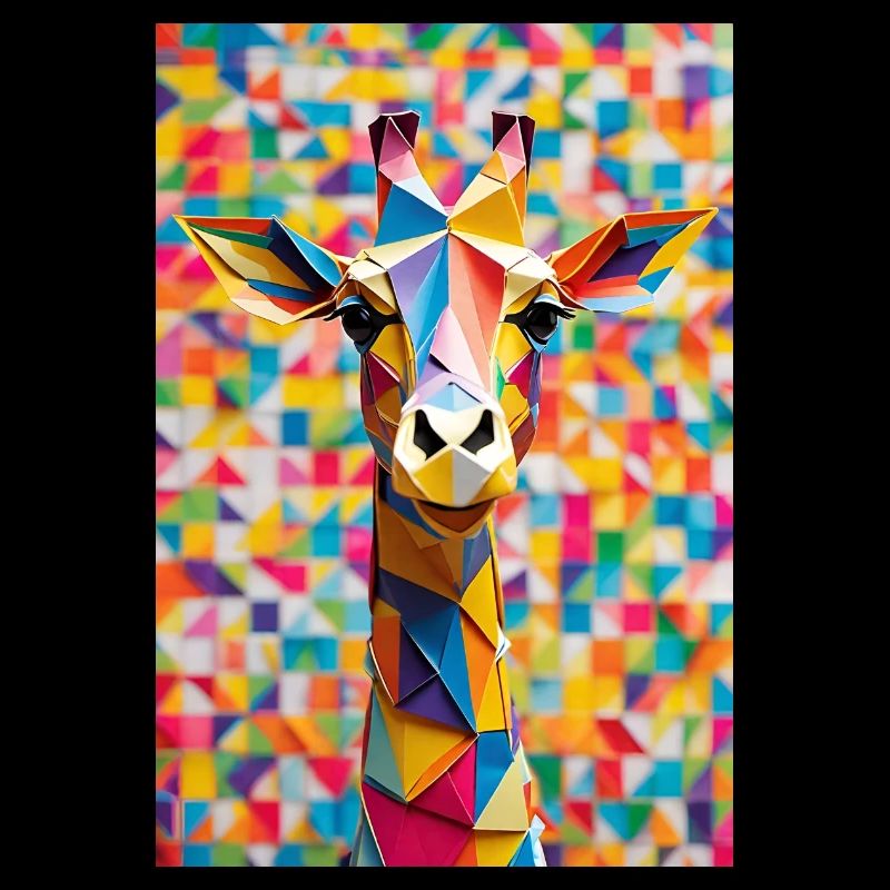 Rainbow Giraffe