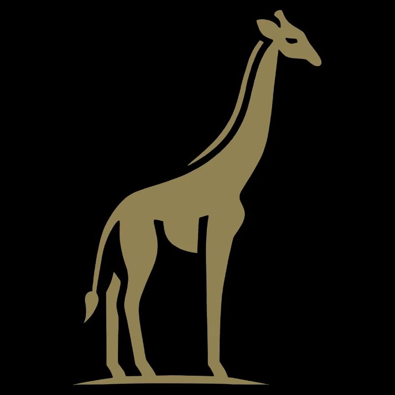 Giraffe Africa Silhouette Minimalist