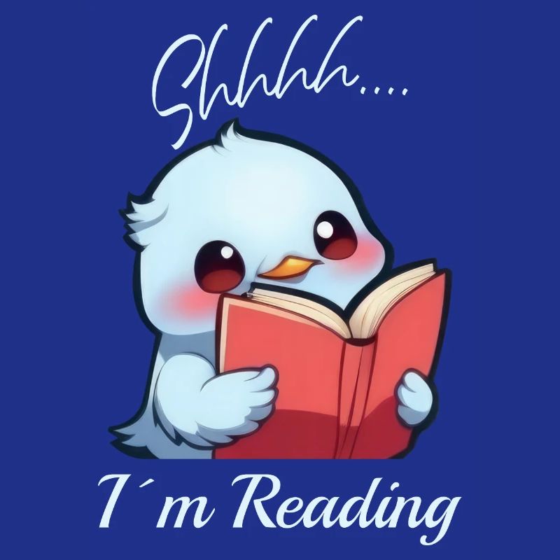 Vogel mit Buch