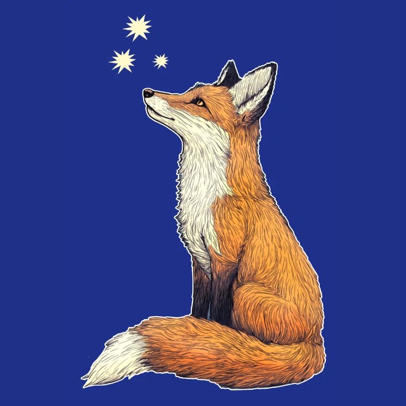 Fuchs mit Sternen