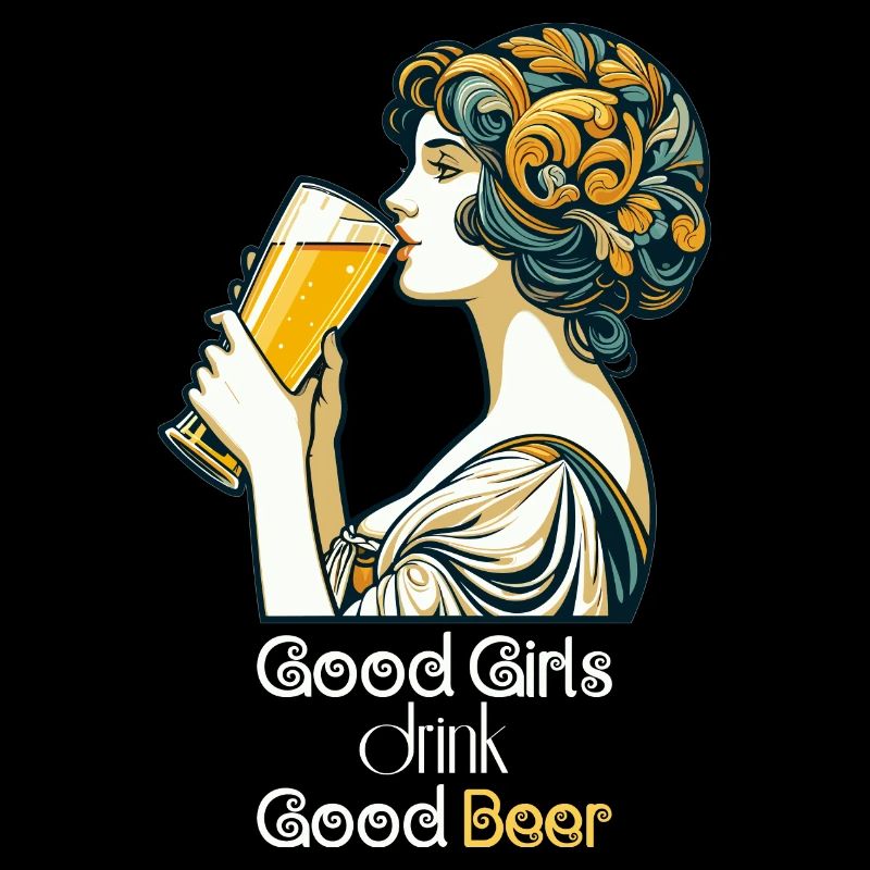 Gute Mädchen trinken gutes Bier Geschenk