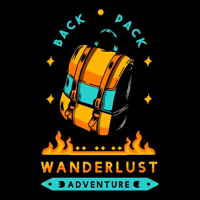 Wanderlust Rucksack Travel Backpack