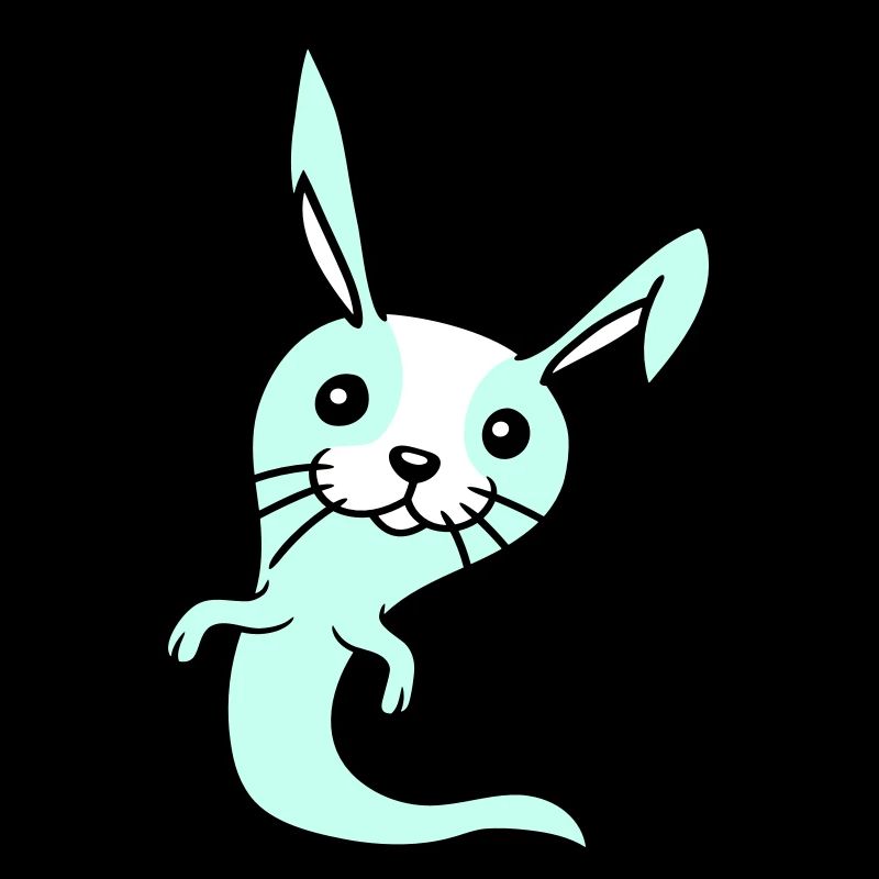 Bunny Ghost Ghost Haunting Halloween Creepy Cute