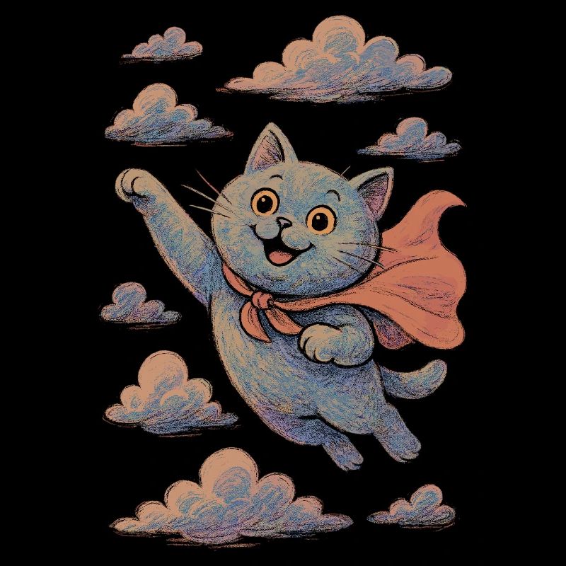 Super Cat British Shorthair Blue Cloak Gift
