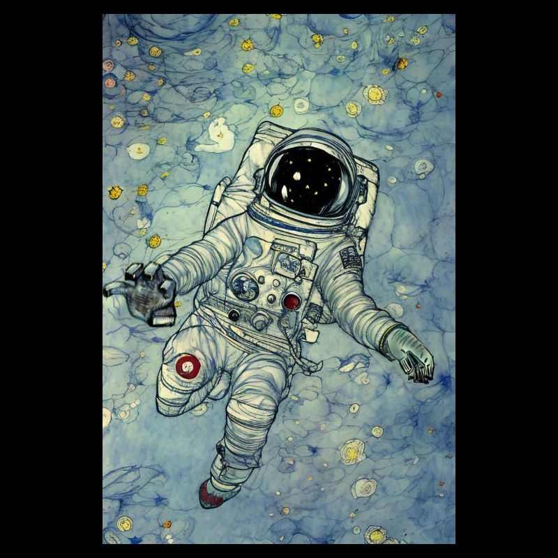 Astronaut mit Plasma2