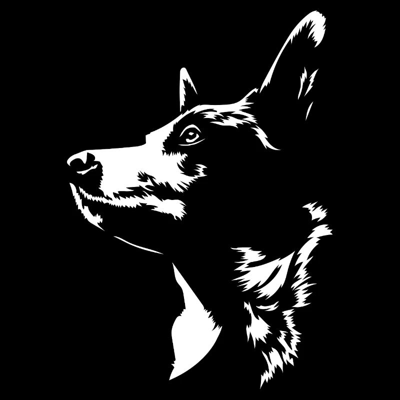 Australien Boeuf Chien Silhouette Chiens Wilsigns
