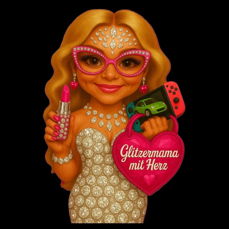 GlitzerMama mit Herz
