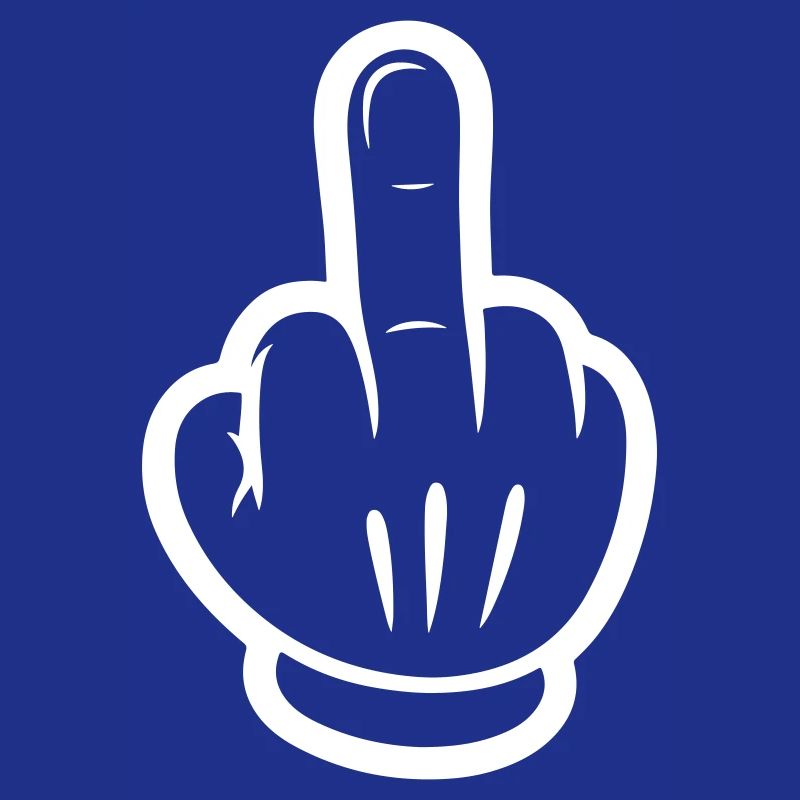 Middle Finger Comic Hand