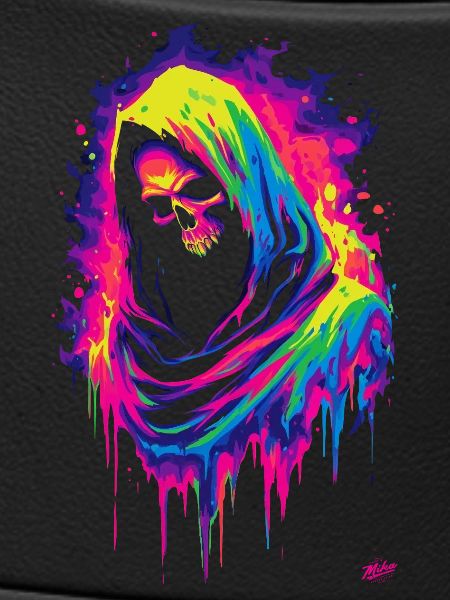 Neon Grim Reaper