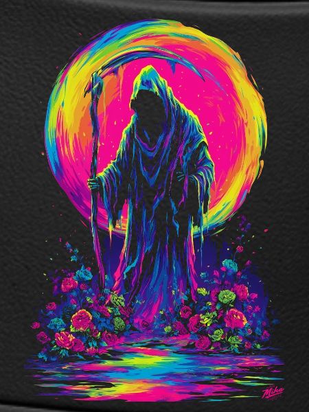 Neon Grim Reaper